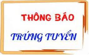 Quyết định trúng tuyển năm 2021